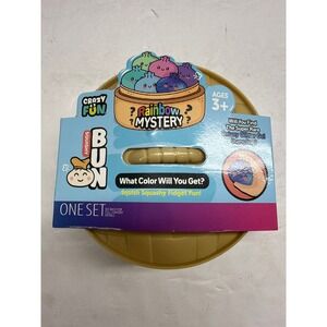 Crazy Fun Rainbow Mystery Squishy Bun Tie Dye Dumpling Fidget Toy New 24781